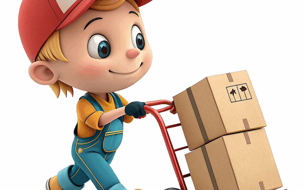 ai generated, loader, delivery, moving, package, courier, transportation, cargo, work, shipment, worker, man